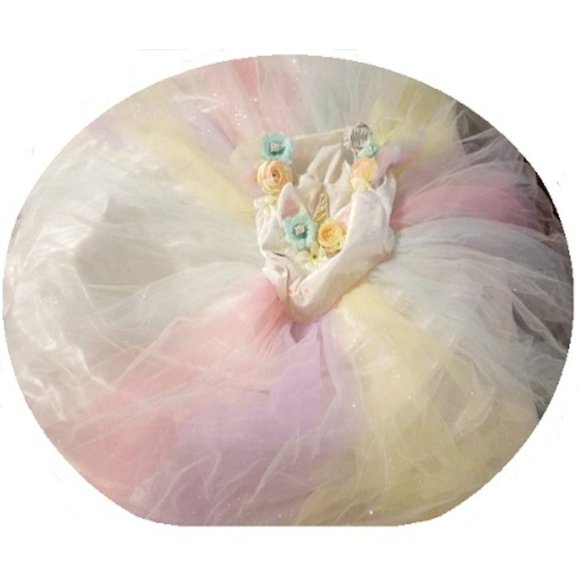 Pastel Rainbow Unicorn Dress from Gillian's Closet - Picture 8 of 10